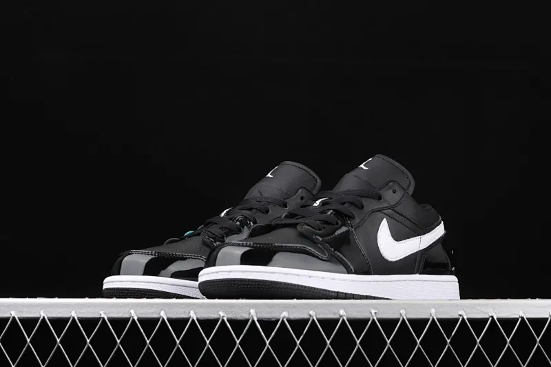 All categories Air Jordan Jordan series basketball shoes Air Jordan 1 Low Air Jordan 1 Low Black White AJ1 Joe 1 black and white small patent leather 553560-002